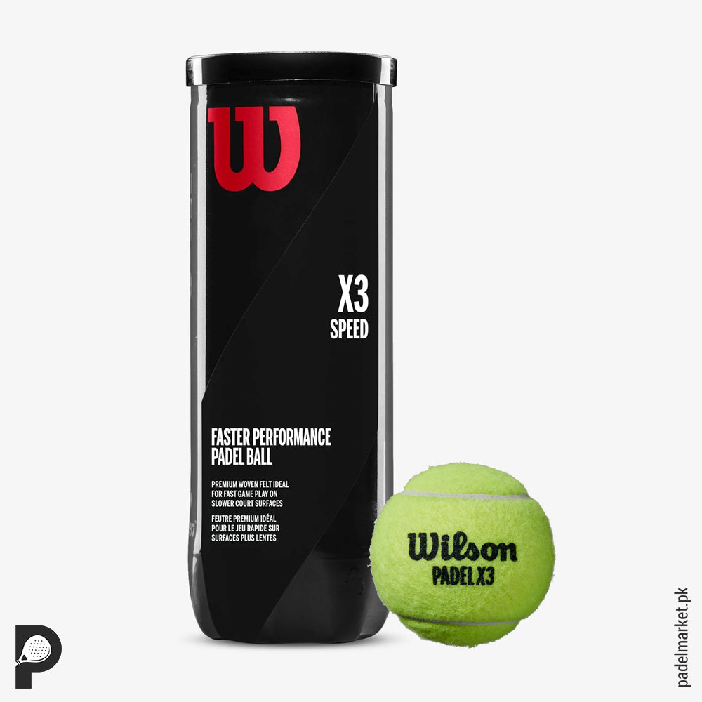 Wilson X3 Speed Padel Balls