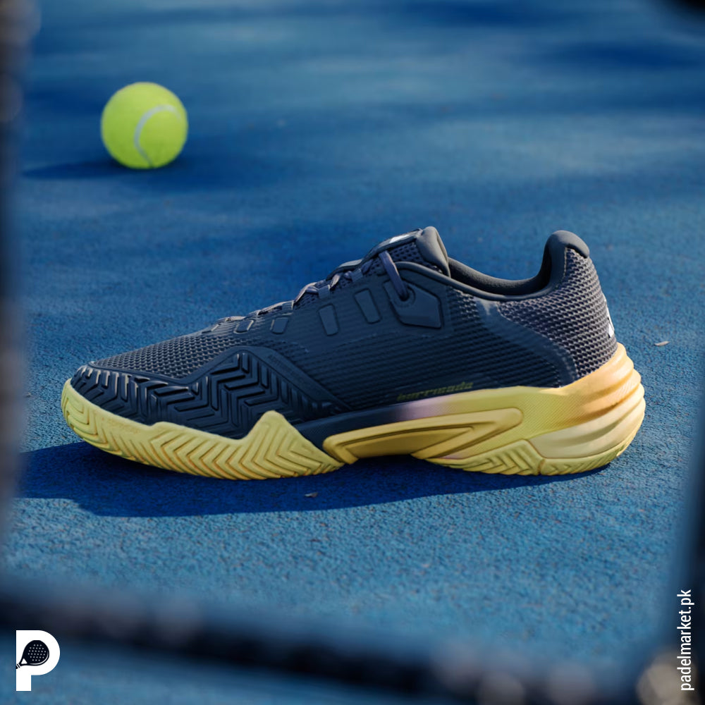 Adidas Men's Barricade 13 - Aurora Black / Zero Metallic / Spark