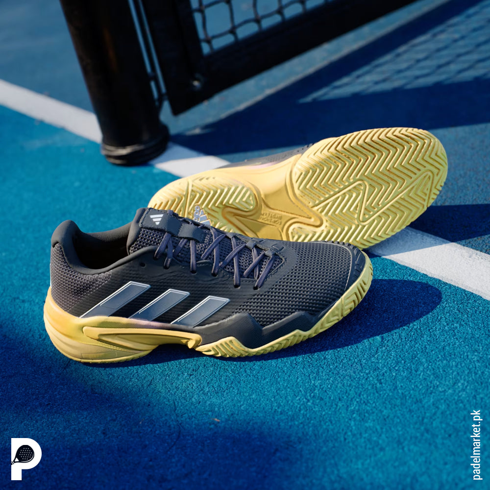 Adidas Men's Barricade 13 - Aurora Black / Zero Metallic / Spark