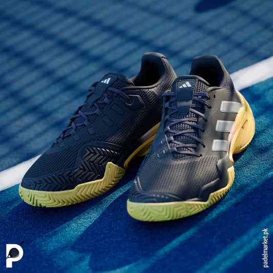 Adidas Men's Barricade 13 - Aurora Black / Zero Metallic / Spark